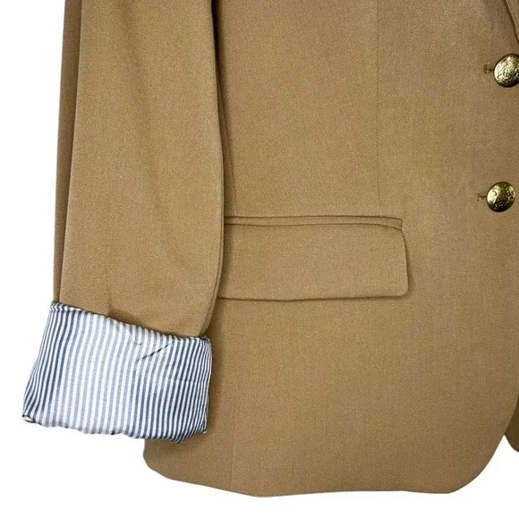 J.Crew Schoolboy Blazer Blogger Favorite Neutral Old Money Career Jacket Camel 4 - Picture 7 of 12